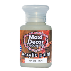 Ακρυλικό Χρώμα 60ml Maxi Decor ΓΚΡΙ ΜΑ016_MA016060